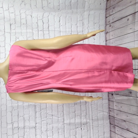 New LeSuit size 10 Petite Fuchsia Pink 2 piece Jacket & Dress - Picture 11 of 17